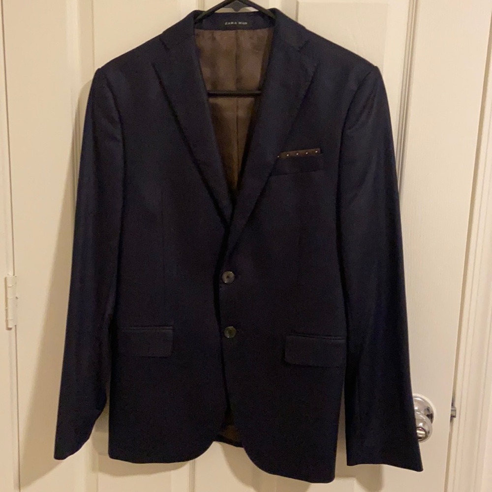 Zara Navy Blue Blazer
